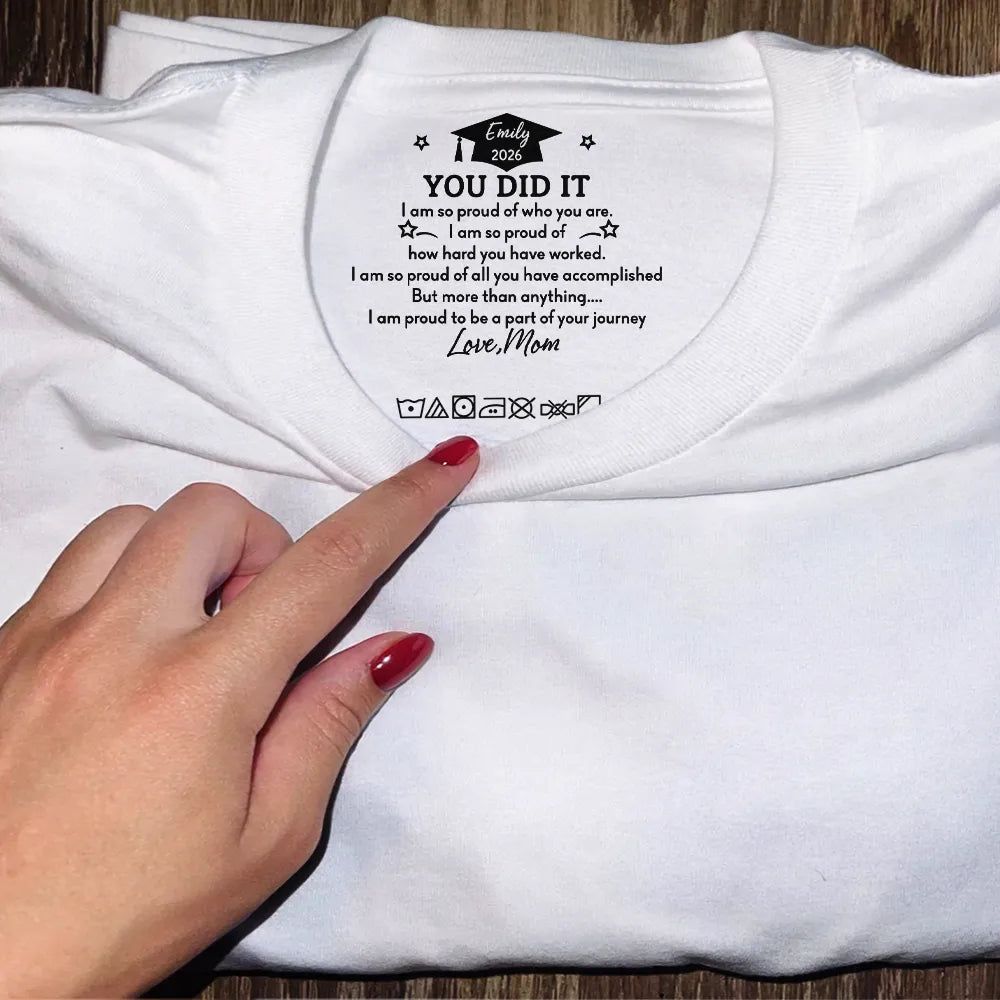 You've Worked So Hard To Make Your Dreams Come True - Personalized T Shirt