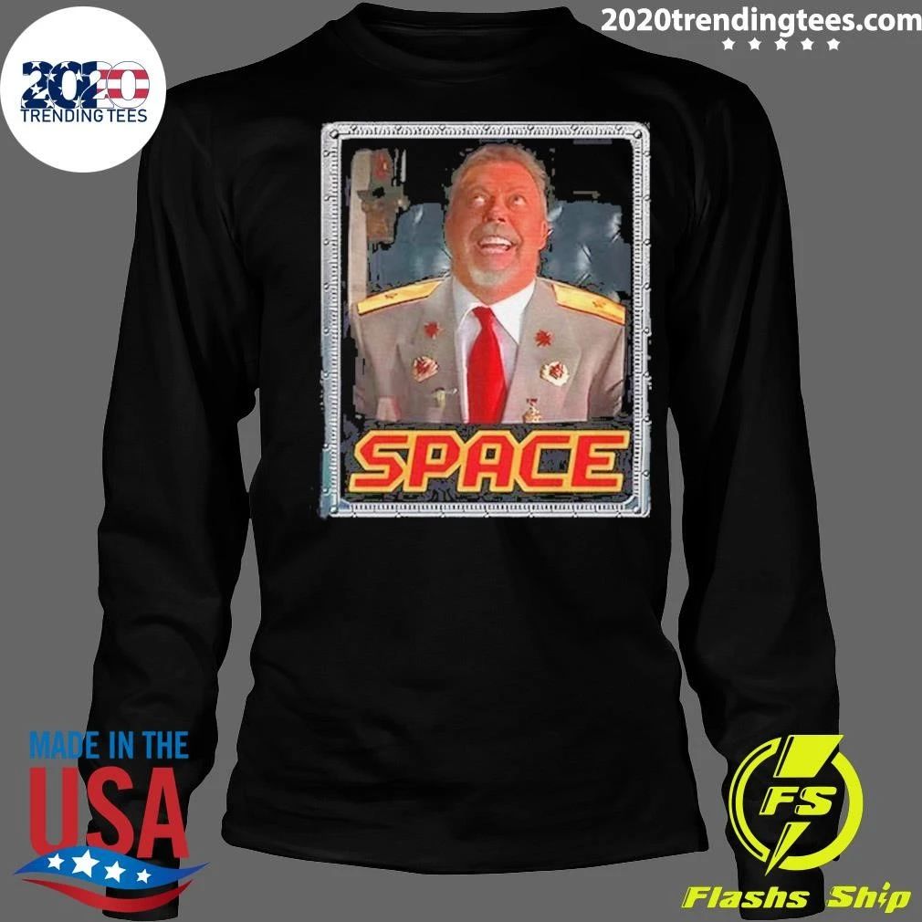 Tim Curry Space Command and Conquer Retro Gaming Shirt