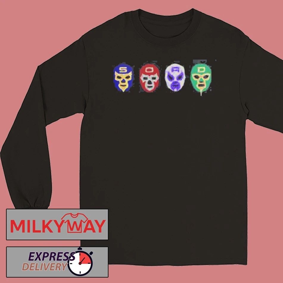 System Of A Down CDMX Mexico 2026 Pop Up Shop Merch Tee At Estadio GNP Seguros On 27 And 28 May 2026 Lucha Libre Maskes T-Shirt
