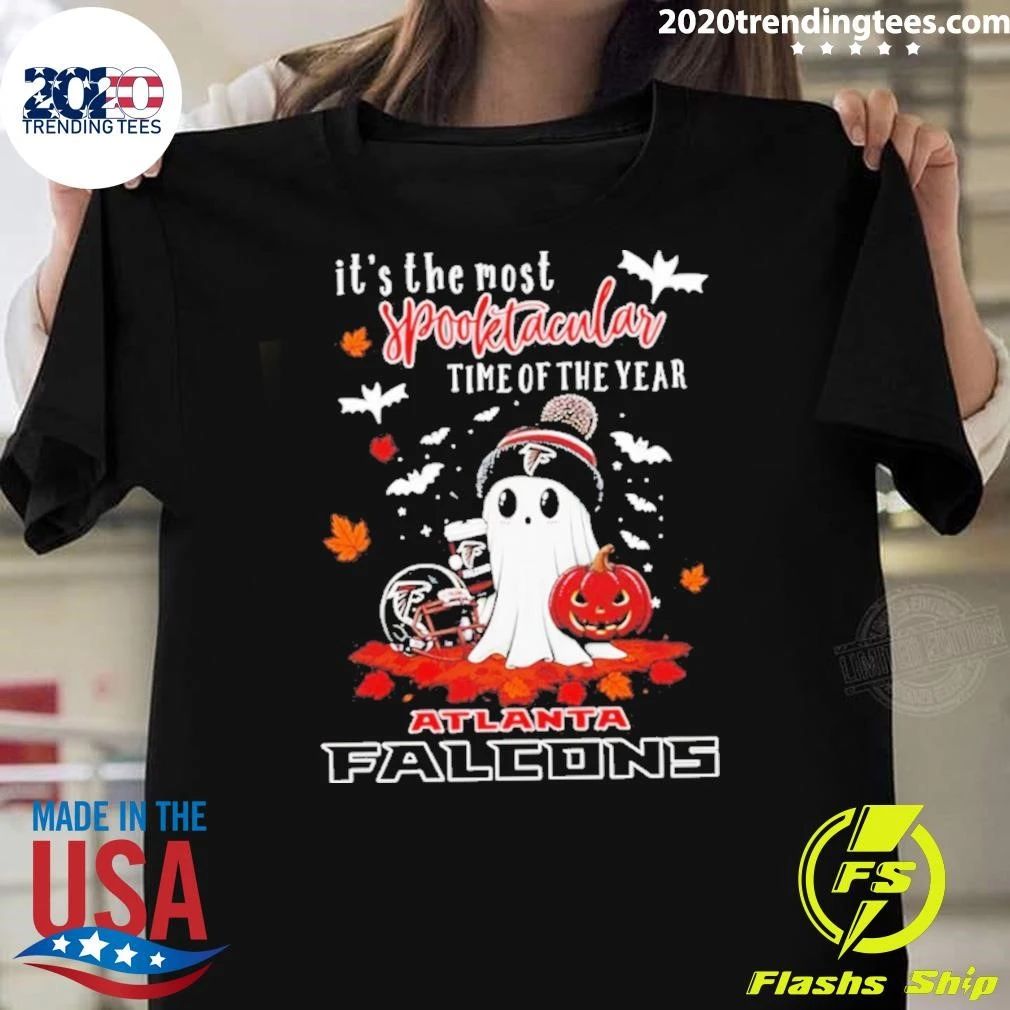 Ghost Halloween 2026 Atlanta Falcons It’s The Most Spooktacular Time Of The Year Shirt