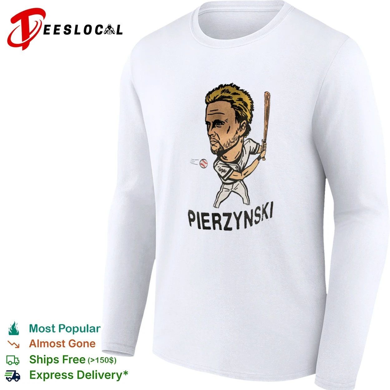AJ Pierzynski Chicago White Sox Caricature T-shirt