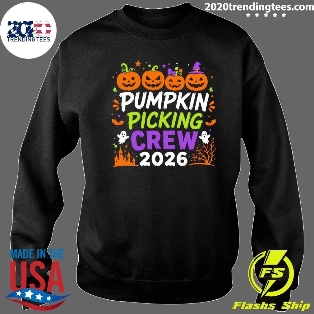 Halloween Pumpkin Picking Crew 2026 Shirt