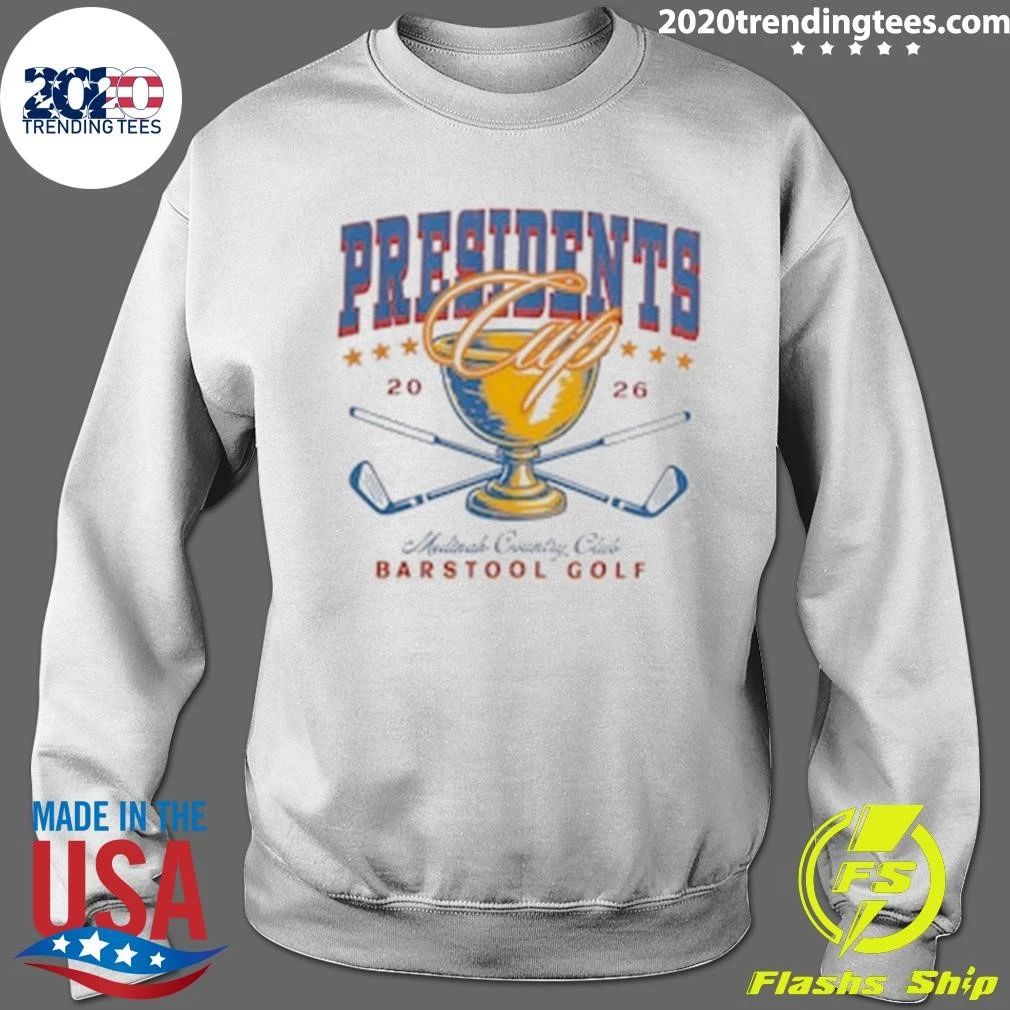 Barstool Golf 2026 Presidents Cup Trophy Shirt