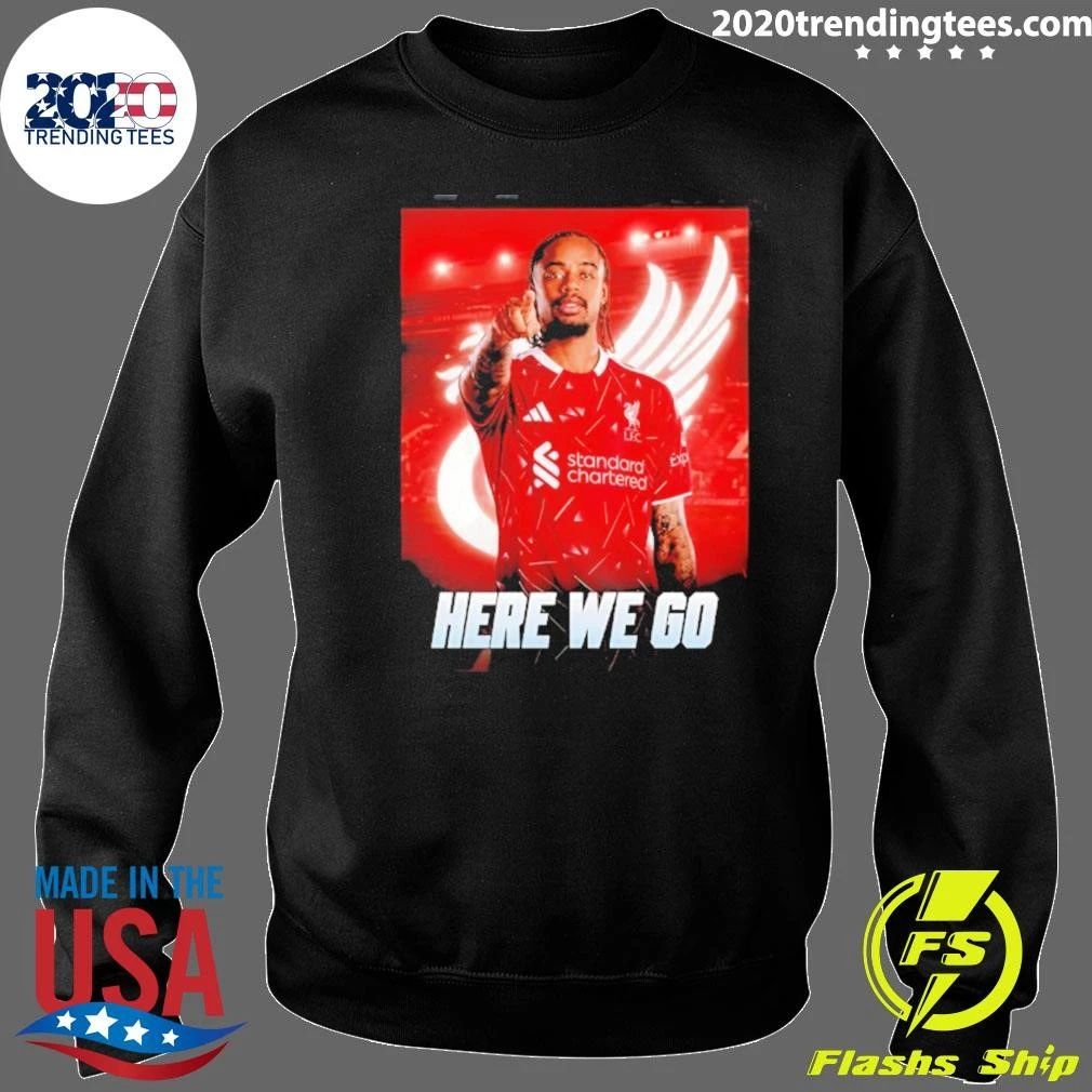 Bradley Barcola To Liverpool Here We Go Shirt