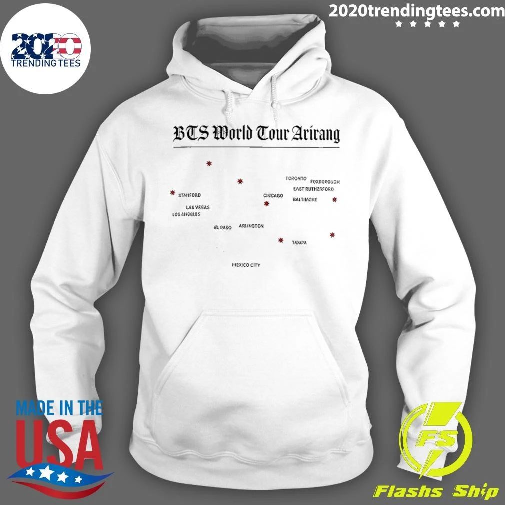 Bts World Tour Arirang Map Shirt