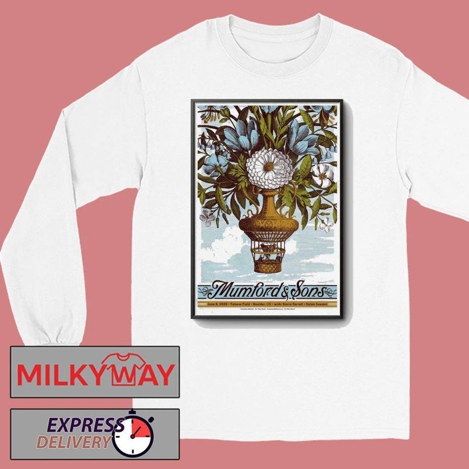 Mumford And Sons In Boulder CO On June 6 2026 Poster shirt