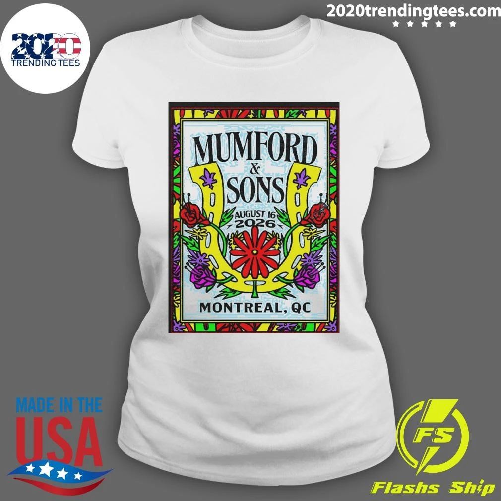 Mumford And Sons Montreal 2026 Shirt