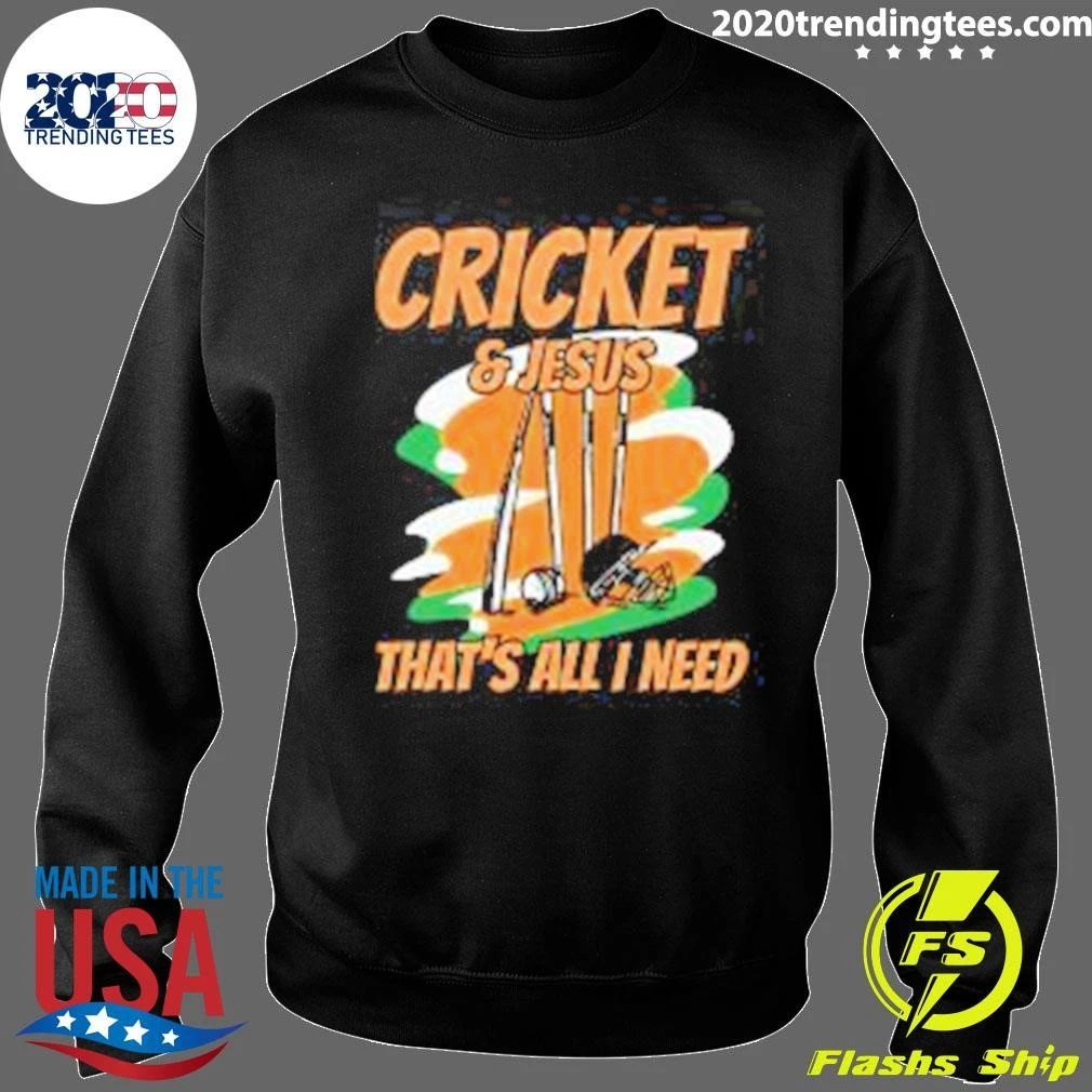 Cricket & Jesus That’s All I Need Design Shirt