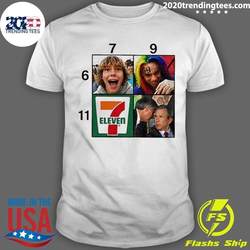 George W. Bush Gibby 6ix9ine Icarly Graphic Shirt