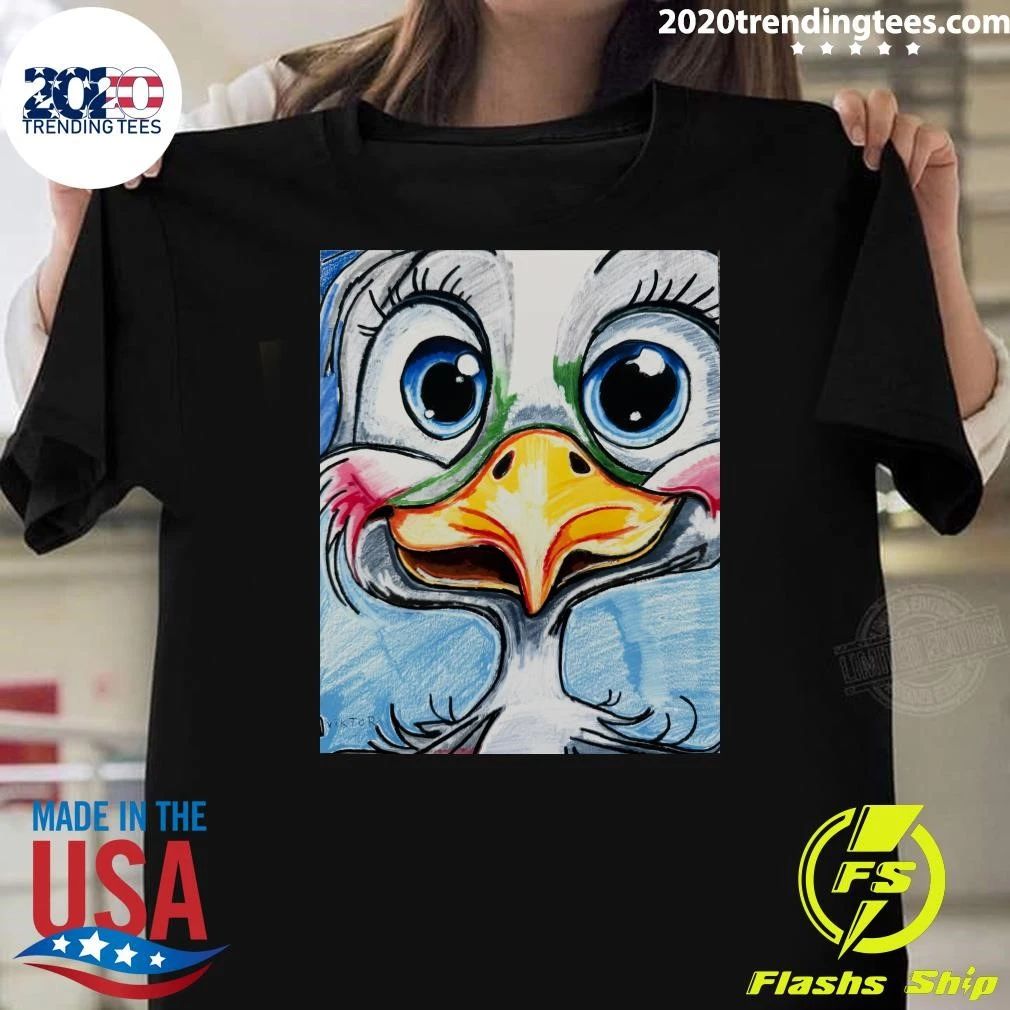 Meet Swoopy The Charming Seagull Brought To Life By Talented Artist Viktor Shirt
