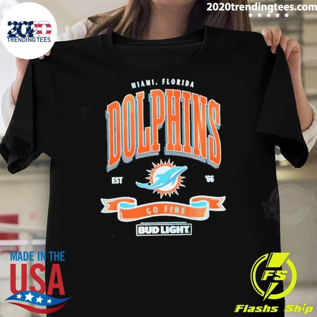 Miami Dolphins Bud Light ’66 GoFins Shirt
