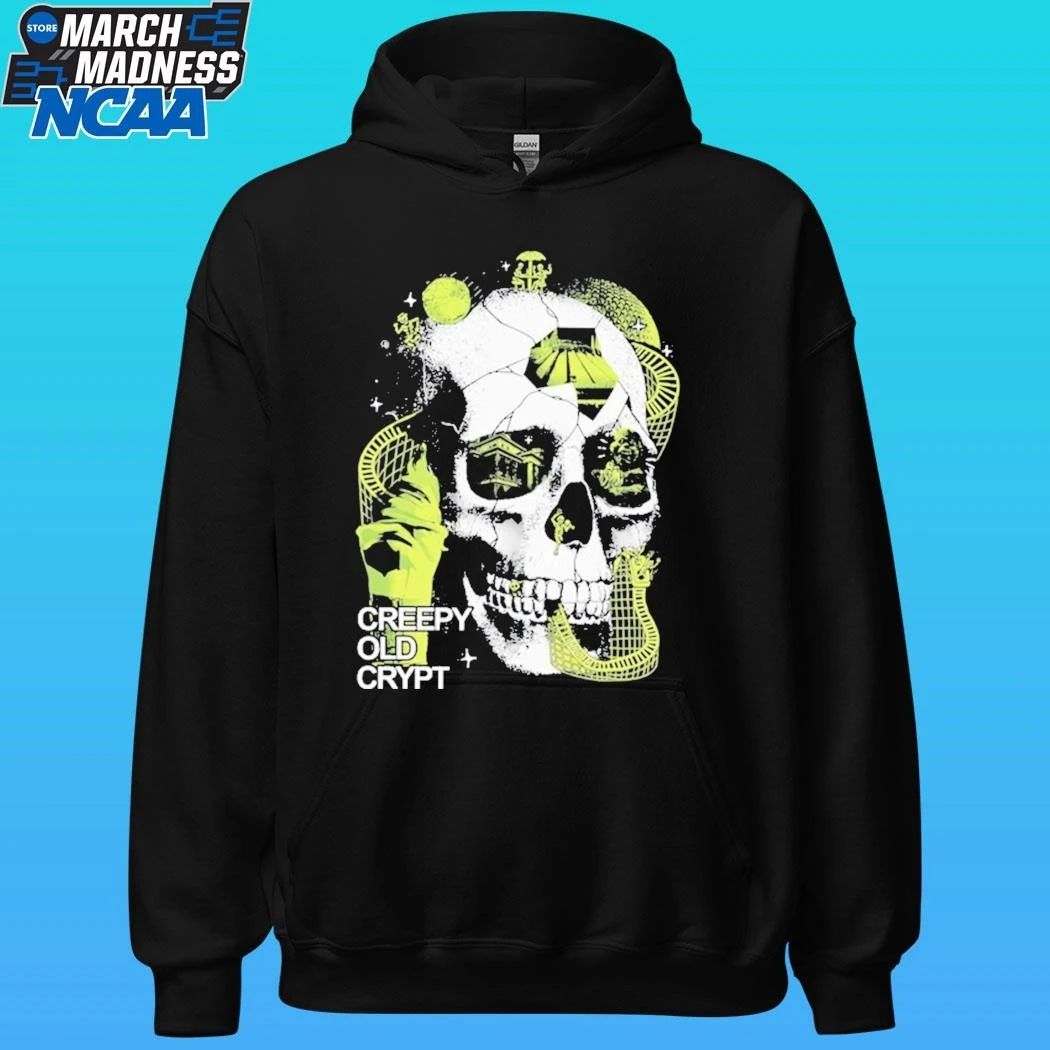 Creepy Old Crypt Deconstructed Skull Shirt