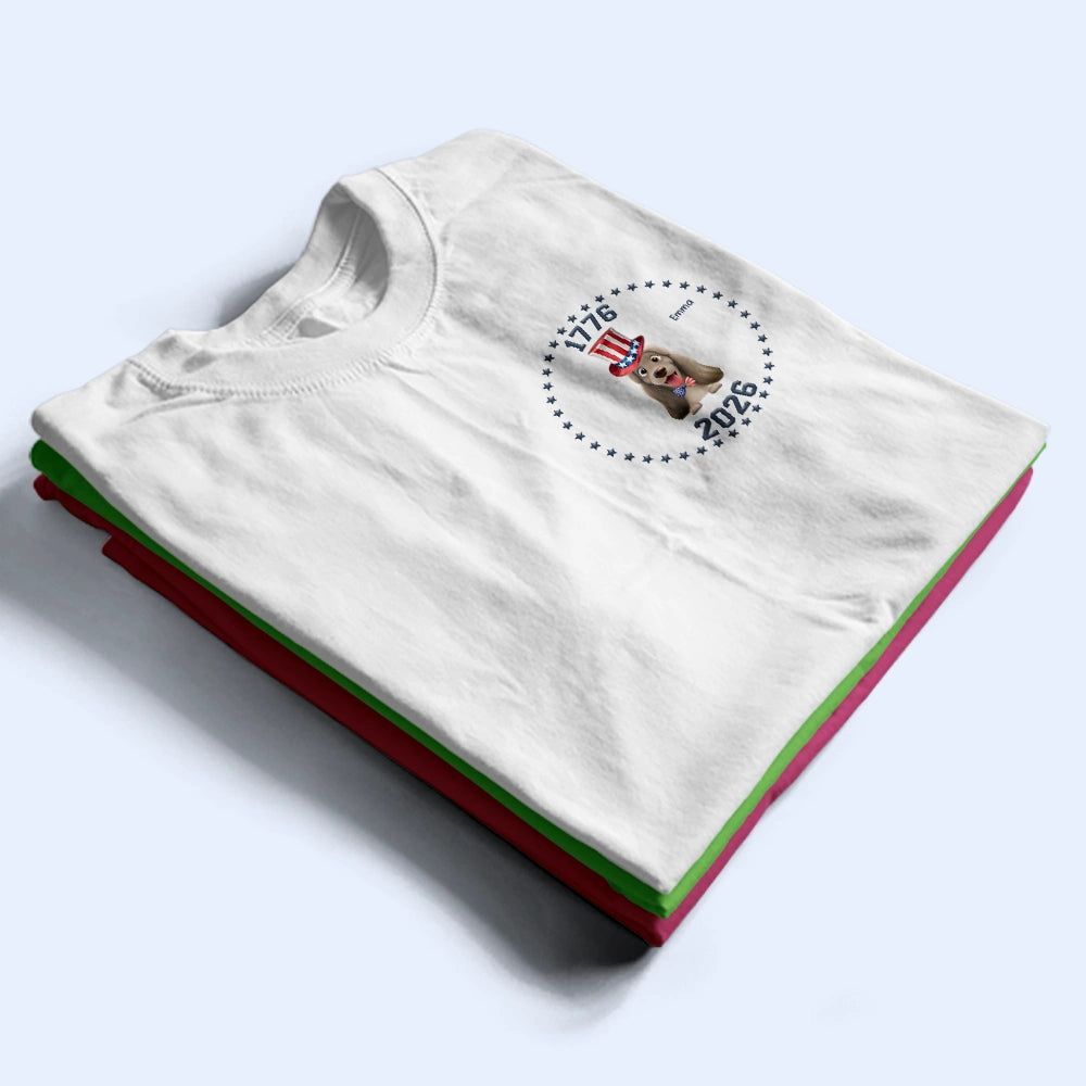 Stars & Stripes Pet Lovers - Personalized T Shirt