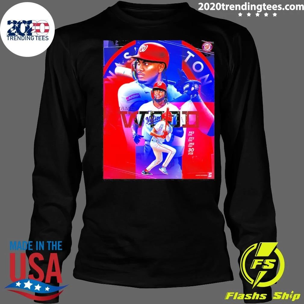 James Wood Washington Nationals Collage Poster Shirt