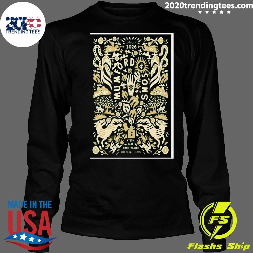 Mumford & Sons 2026 Minneapolis Mn Shirt
