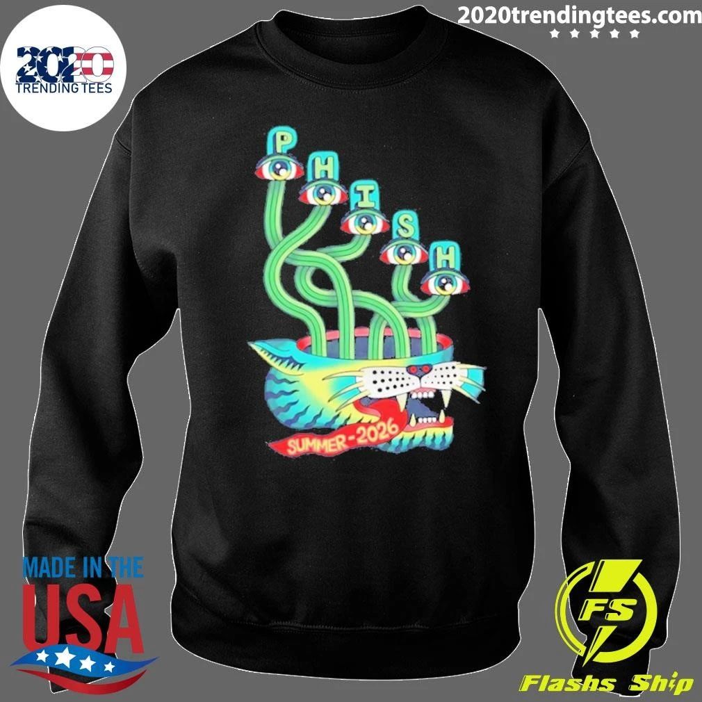 Phish Summer 2026 Jam Band Psychedelic Art Shirt