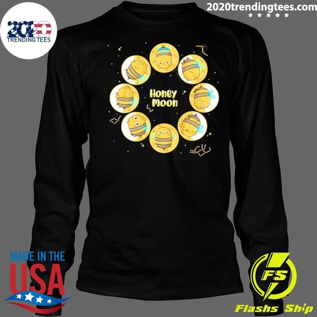 Honey Moon Bee Cute Phases Shirt