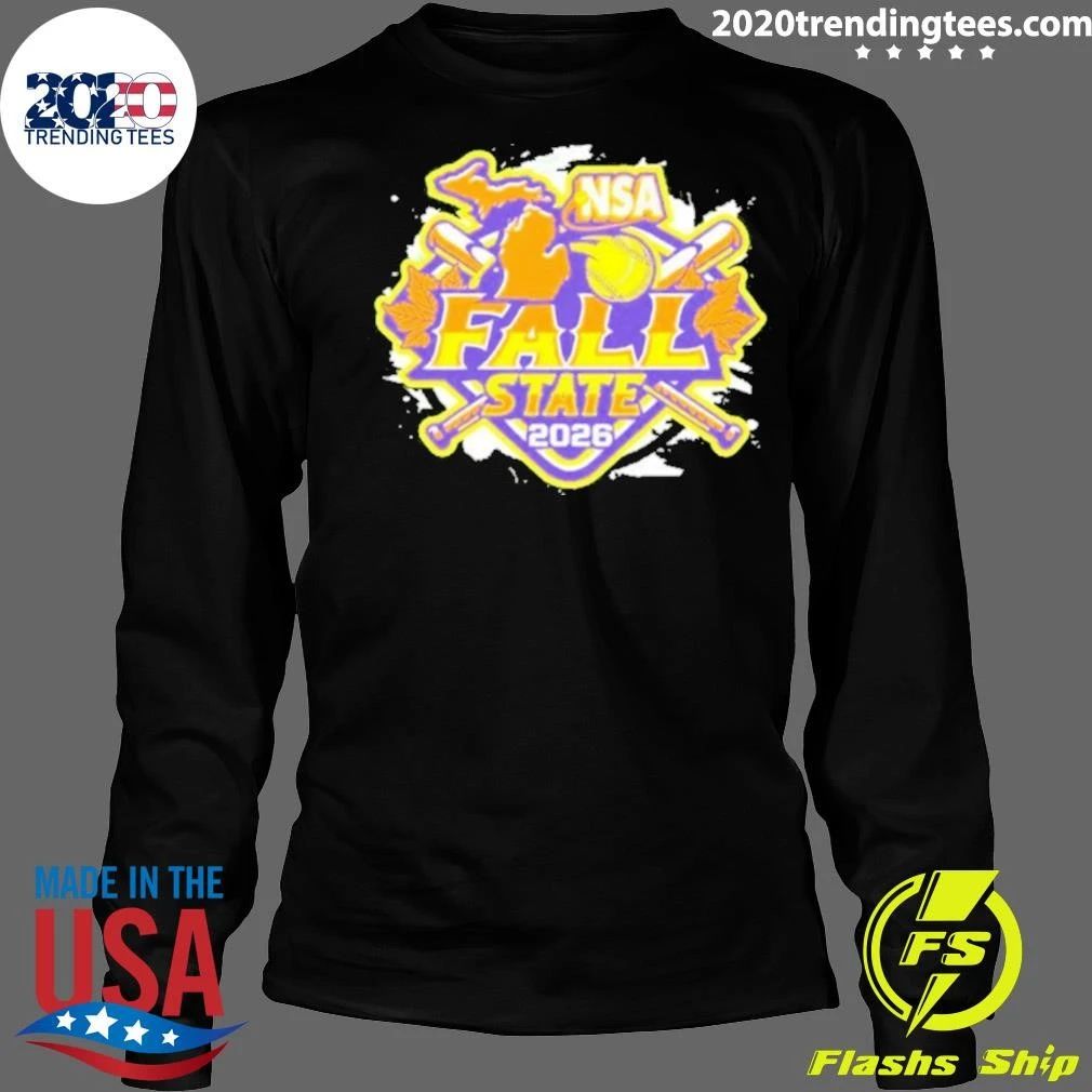 2026 Nsa Michigan Fall State Fastpitch Tournament Shirt