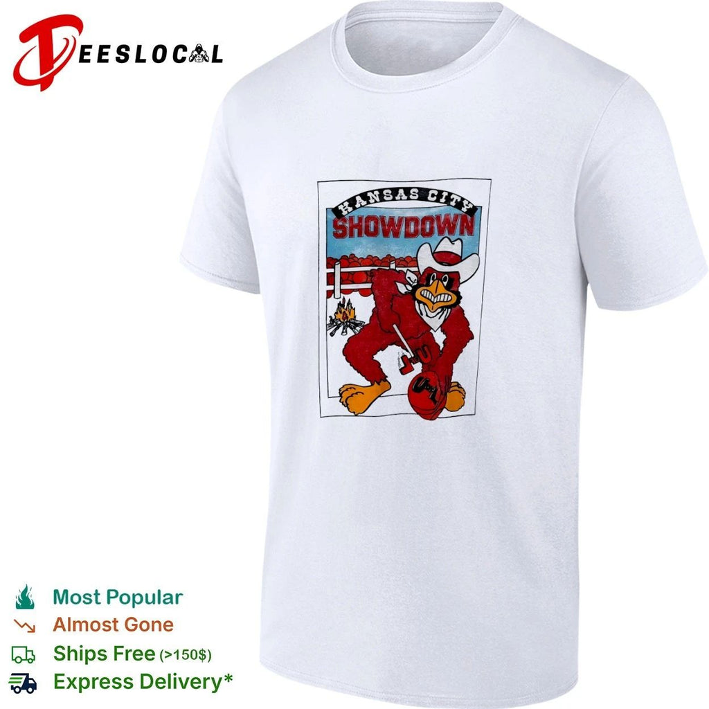 Kansas City Showdown U of L Cardinal Mascot T-shirt