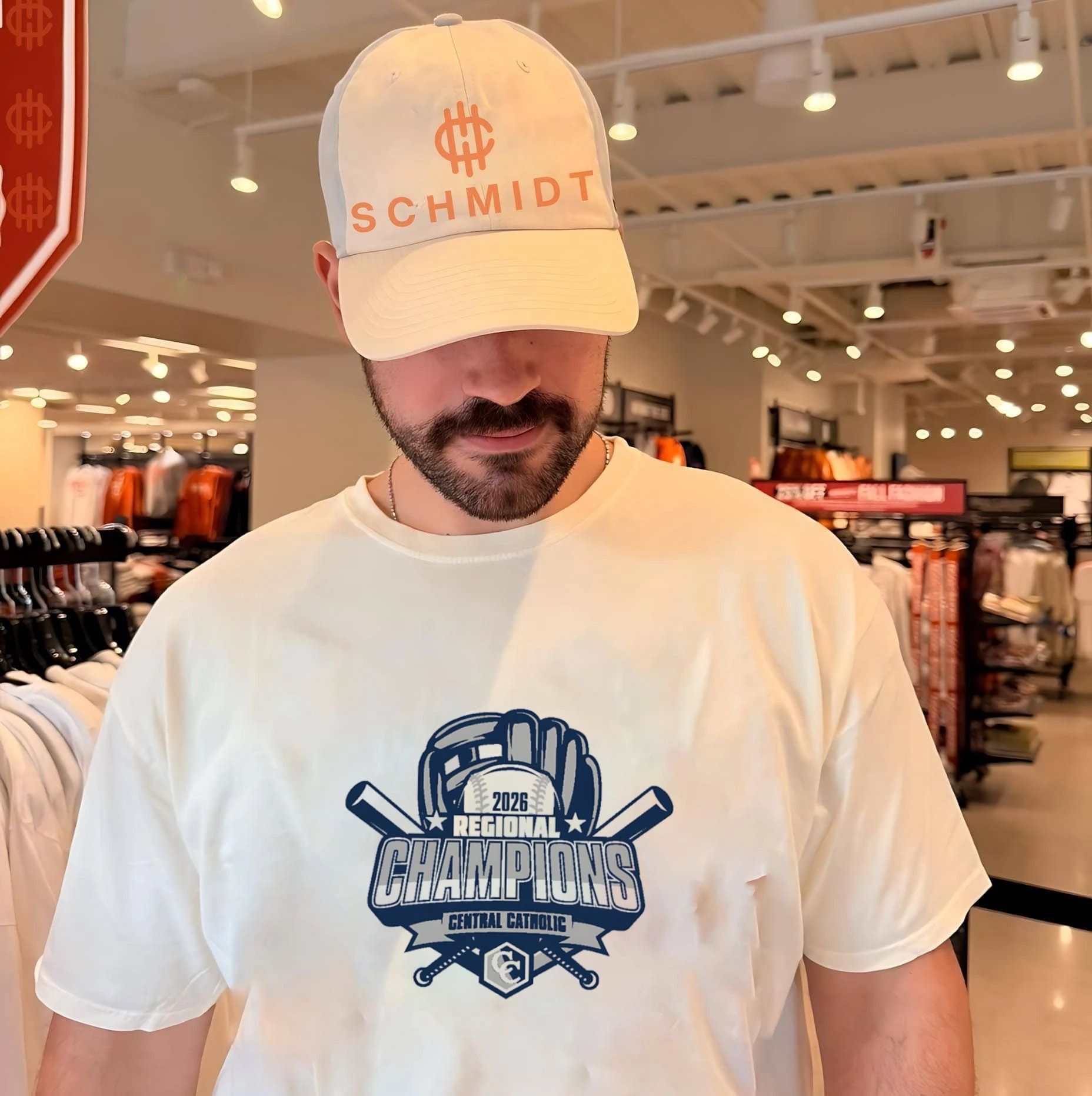 Central Catholic 2026 Baseball Regional Champions logo shirt
