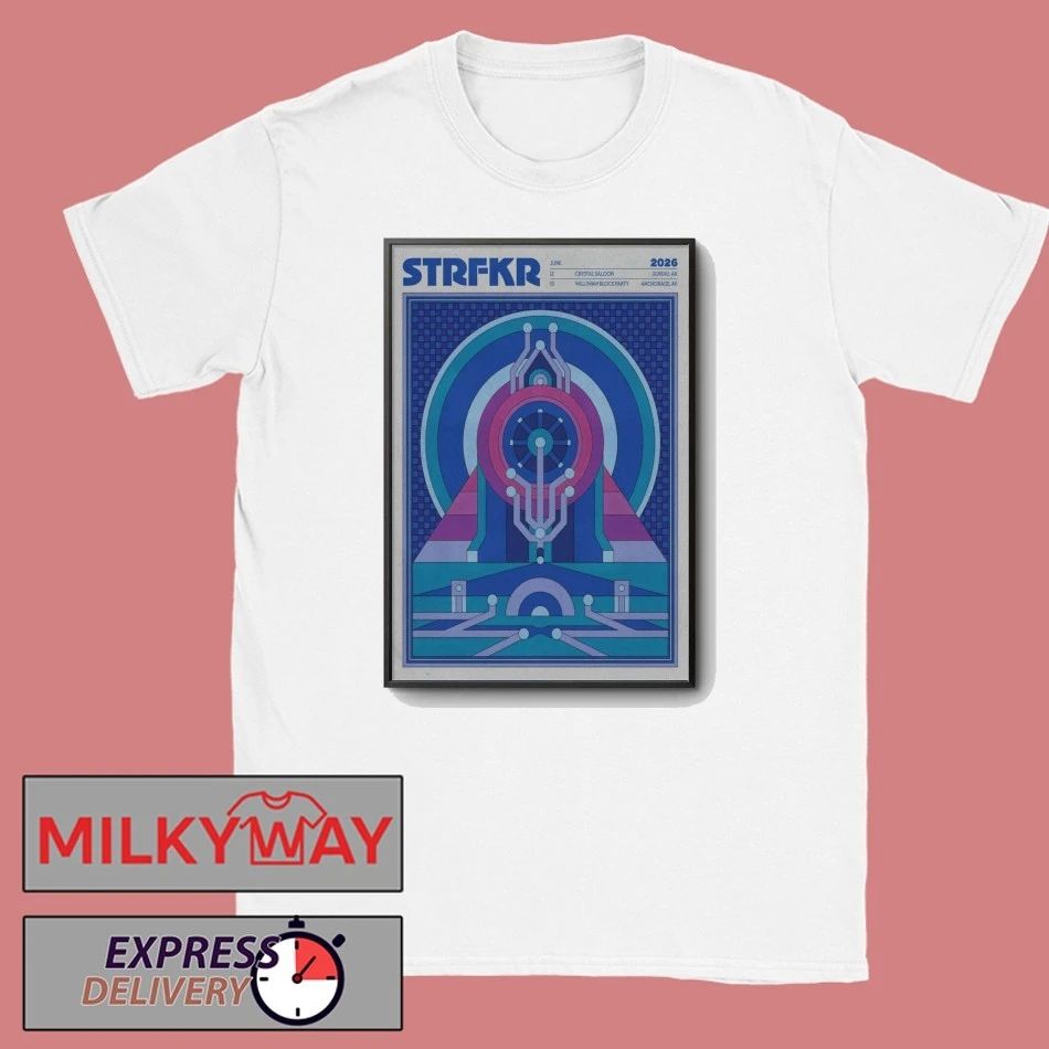 STRFKR Tour 2026 in Alaska Poster shirt