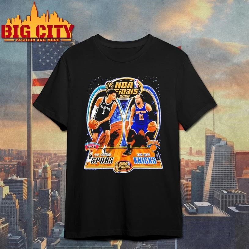 San Antonio Spurs vs New York Knicks NBA Finals 2026 Championship Shirt
