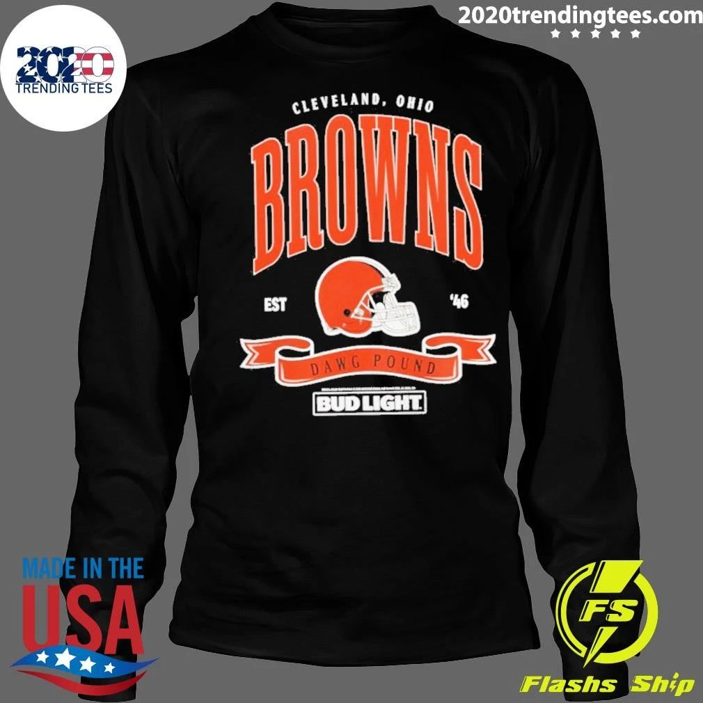 Cleveland Browns Bud Light ’46 Dawg Pund Shirt