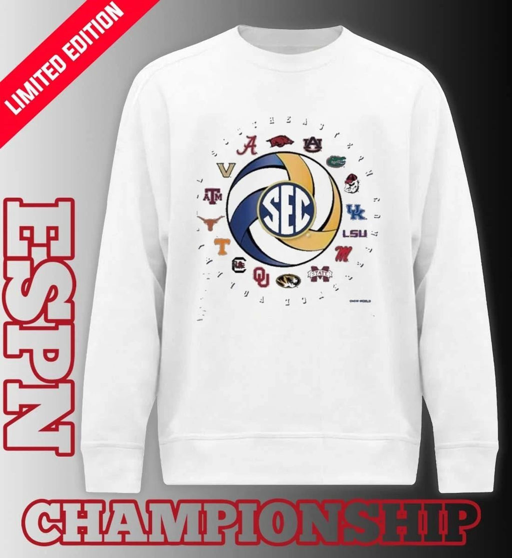 2026 SEC Volleyball Teams Shirt