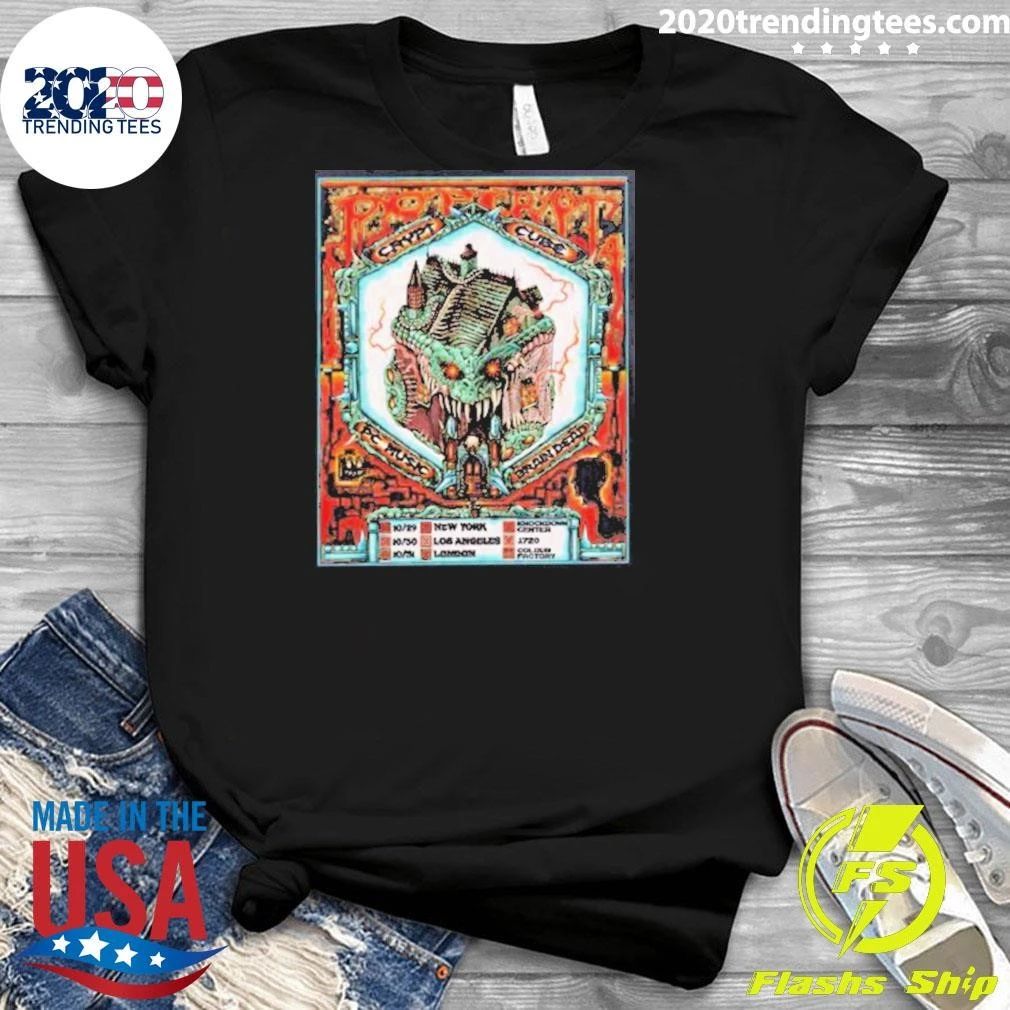 Pop Crypt Crypt Cube Pc Music Brain Dead 2026 Shirt