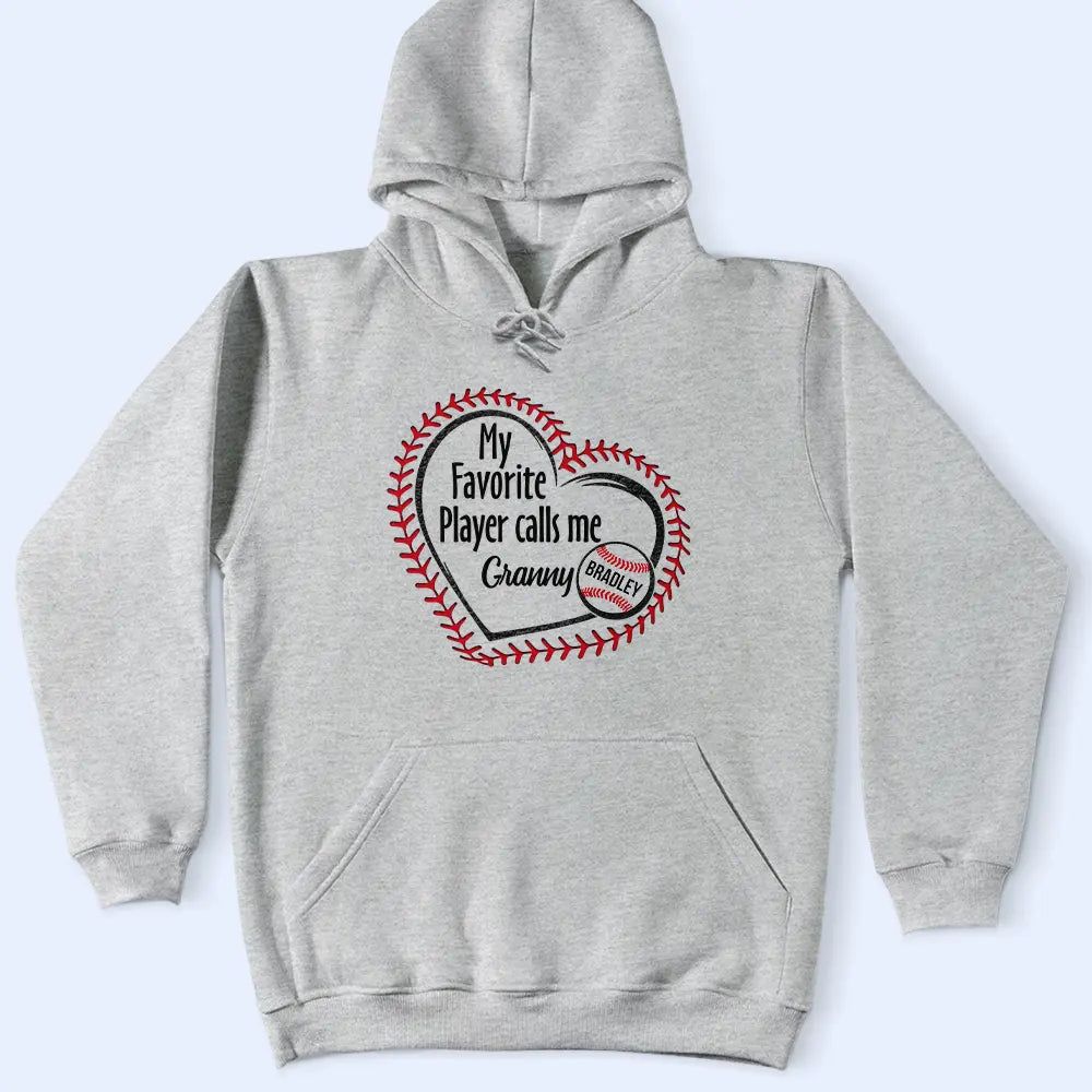 My Favorite Players Call Me Grandma Mom - Personalized T Shirt