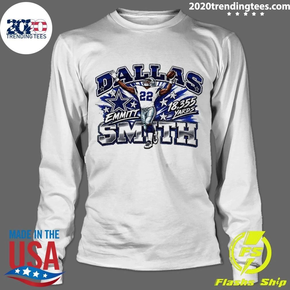 Emmitt Smith Dallas Legacy Cheer 18 355 Yards Shirt