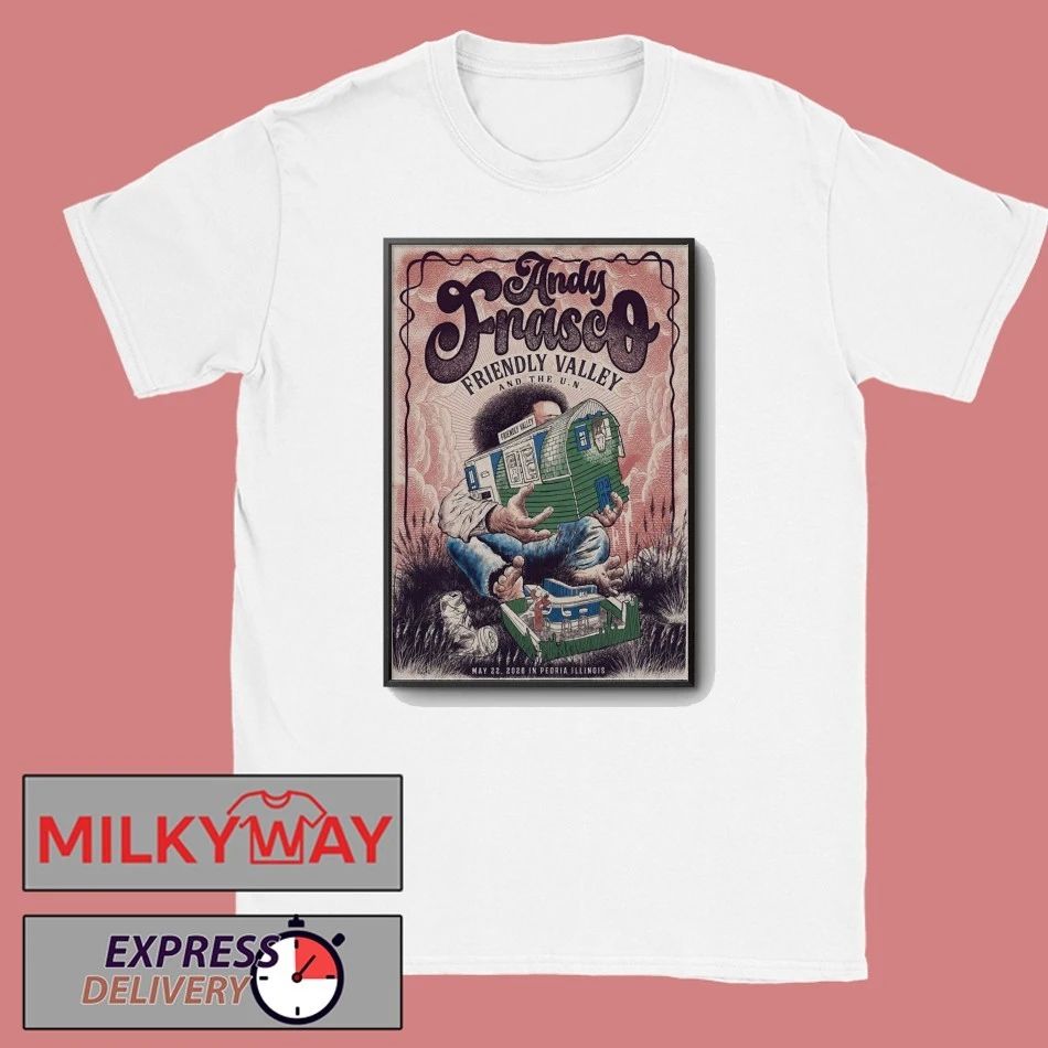 Andy Frasco & The U.N. 5 22 2026 Peoria IL Poster shirt