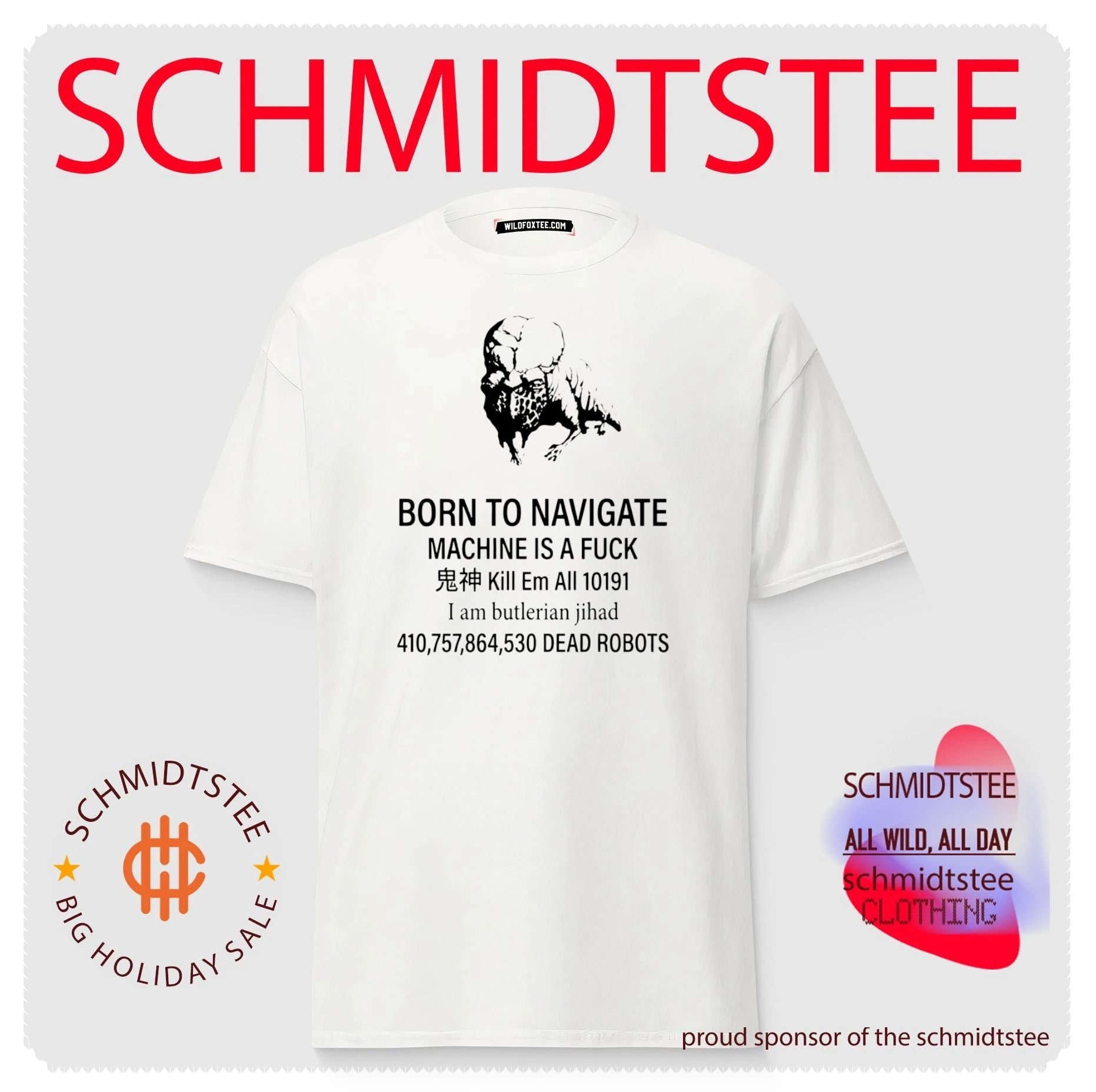 Born To Navigate Machine Is A Fuck I Am Butlerian Jihad Shirt