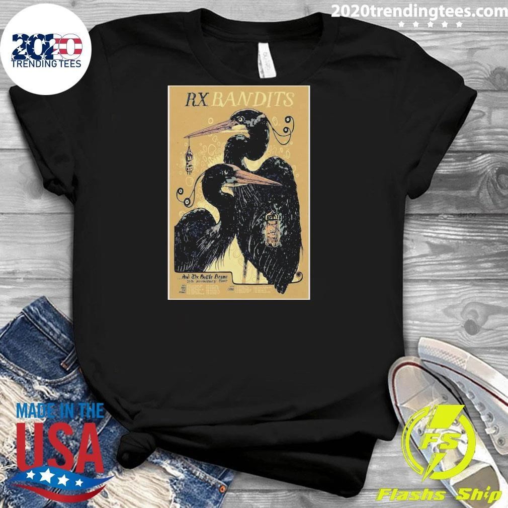Rx Bandits Battle Begun 20th Anniversary Tour Shirt
