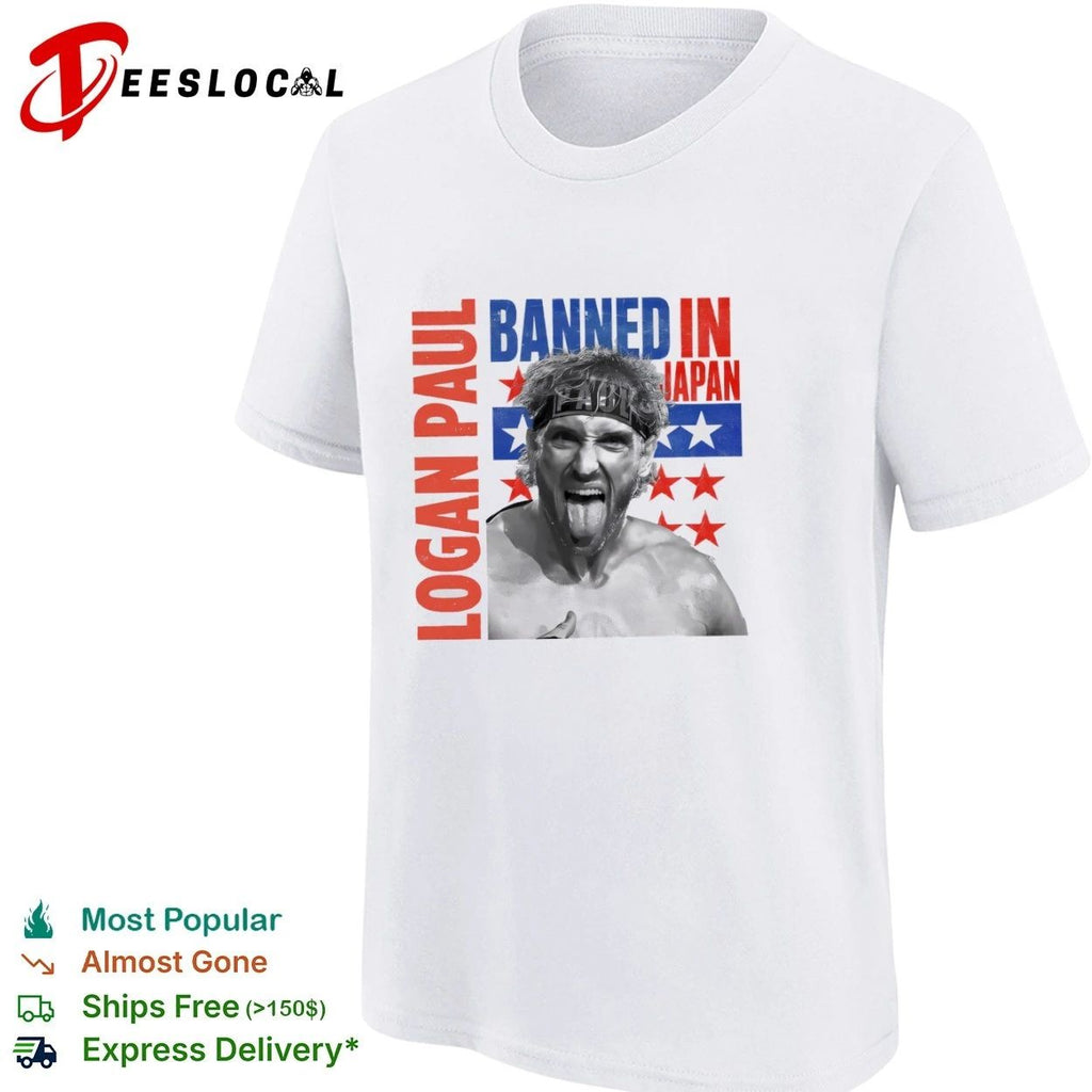Logan Paul Banned in Japan T-shirt