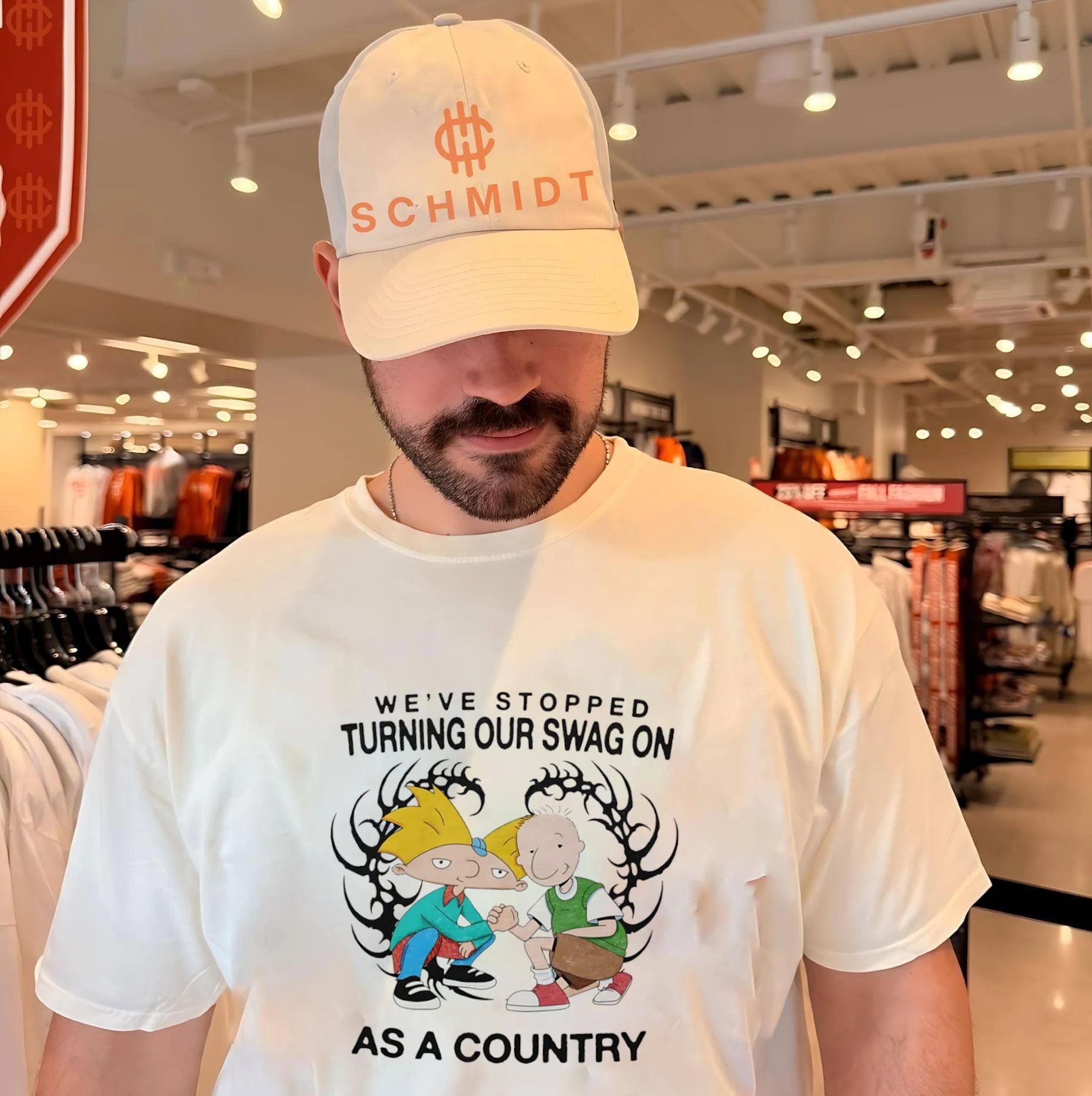 We’ve stopped turning our swag on as a country shirt