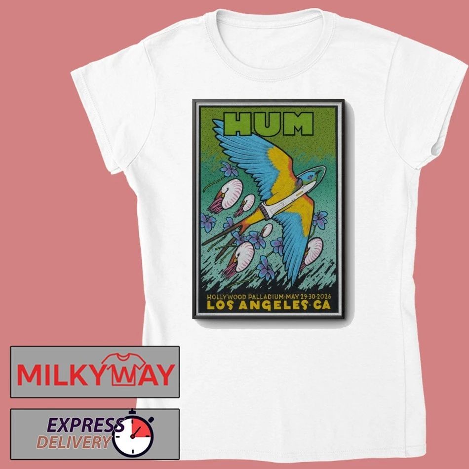 LIMITED Hum May 29 & 30 2026 TOUR Los Angeles, CA POSTER shirt