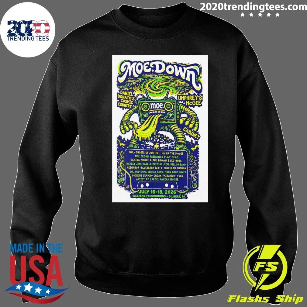 Moe. Pelham Tn 2026 Shirt