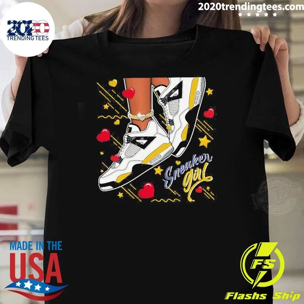 Sneaker Girl Heart Tee Shirt
