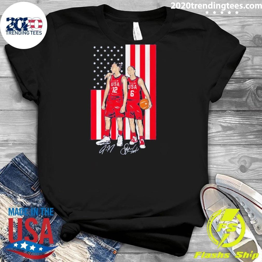 Team USA Sue Bird and Diana Taurasi Signature Shirt