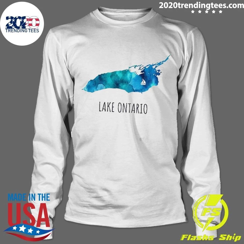 Lake Ontario Canada Map Shirt