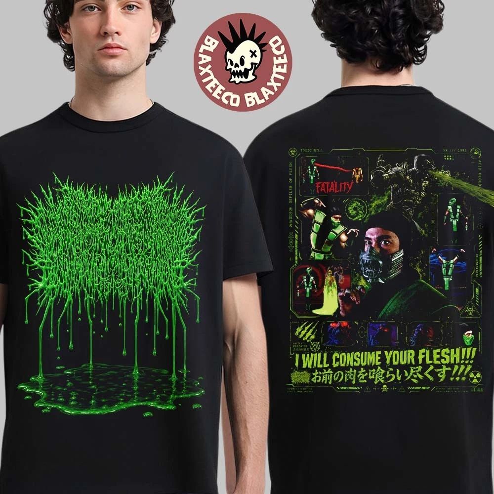 Xavleg X Motal Kombat I Will Consume Your Flesh Two Sided T-Shirt