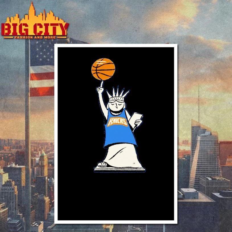New York Knicks Lady Liberty’s Crossover Let’s Go Knick NBA Conference Finals 2026 Shirt