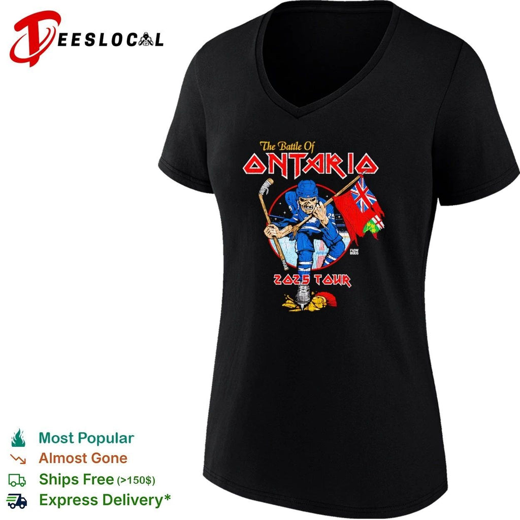 The Battle of Ontario 2025 Tour Toronto Maple Leafs T-shirt