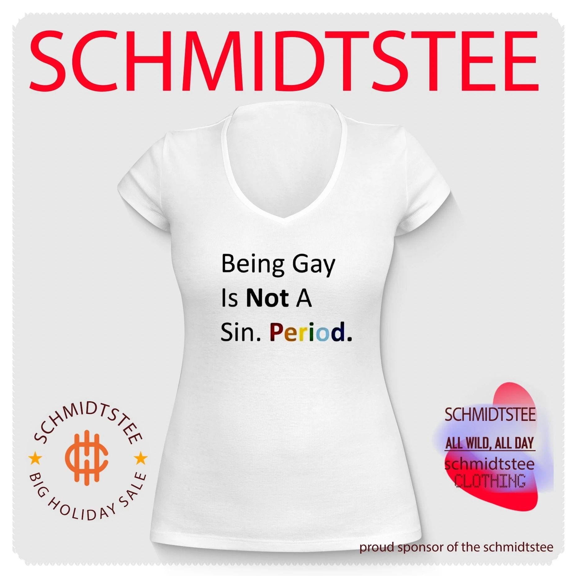 Being gay is not a sin period Pride shirt
