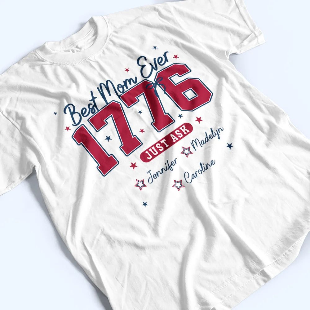 Stars & Stripes #1 Mom - Personalized T Shirt