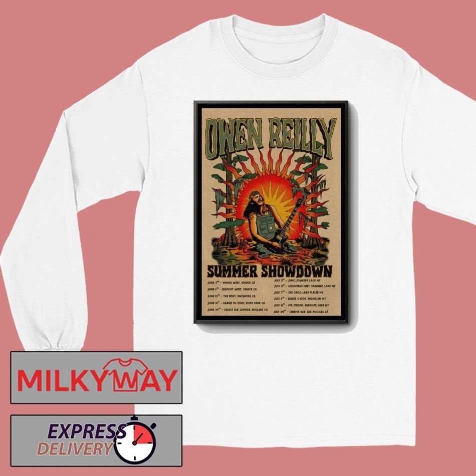 Owen Reilly Summer Showdown Tour 26 Poster shirt