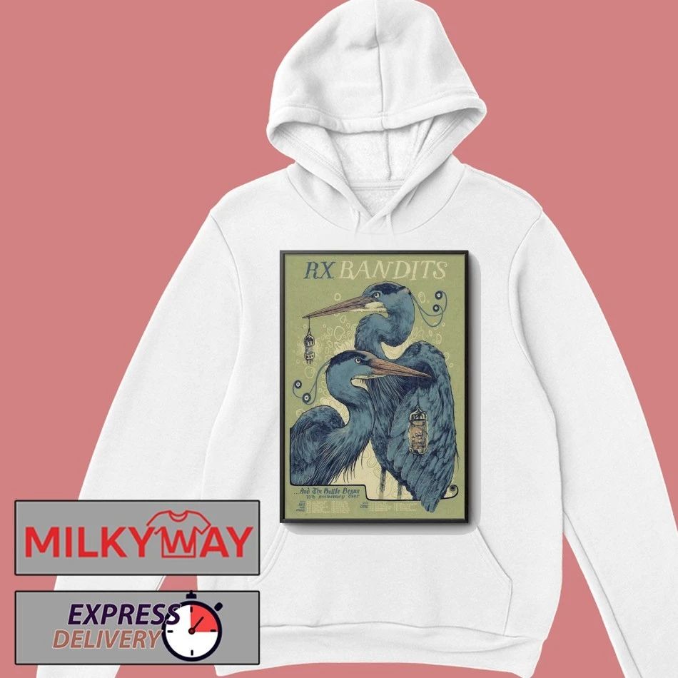 RX Bandits 2026 And The Battle Begun Tour 20th Anniversary Poster shirt