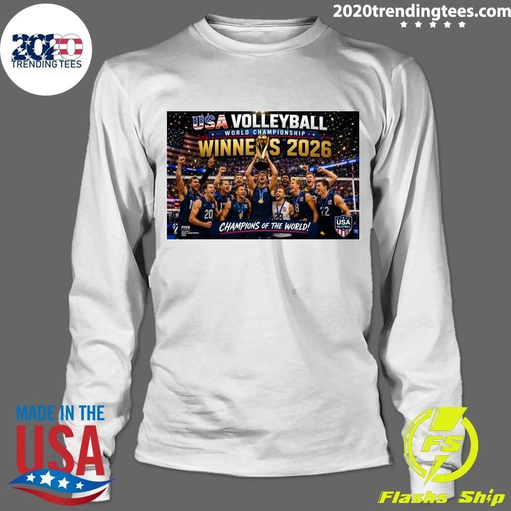USA Men’s Volleyball World Champions 2026 Shirt