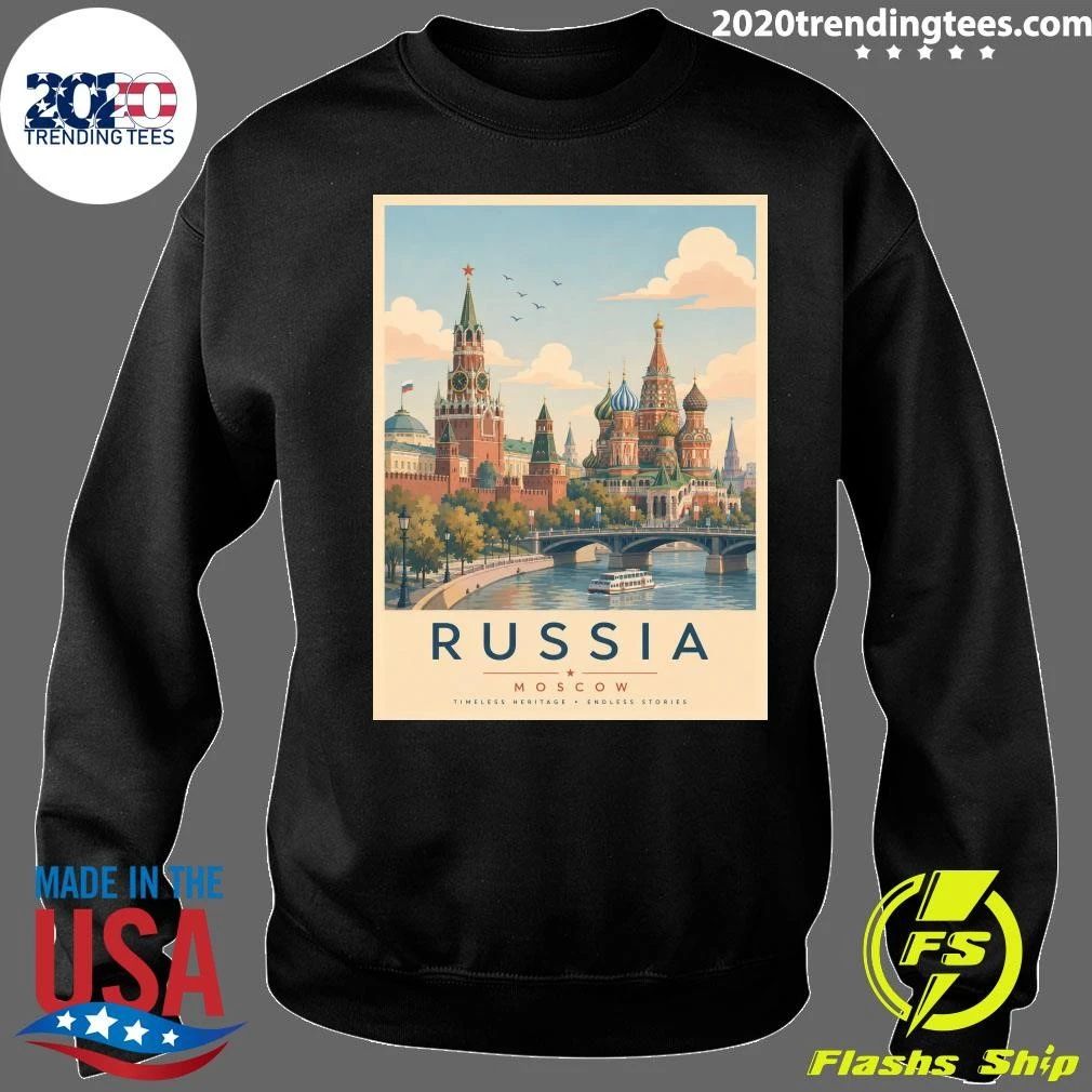 Russia Moscow Timeless Heritage Endless Stories Shirt